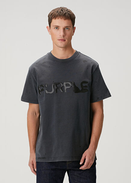 Black Logo Printed T-Shirt