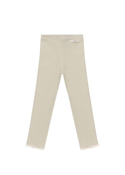 Affy Gri Çocuk Organik Pamuk Tayt