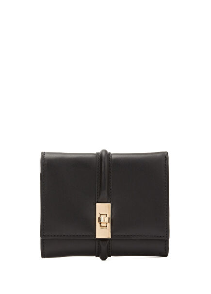 Siyah Kadın Deri Cüzdan