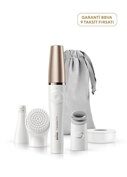 FaceSpa Pro 911 Şarjlı Yüz Epilatörü 3’ü 1 Arada Epilasyon ve Cilt Bakım Seti