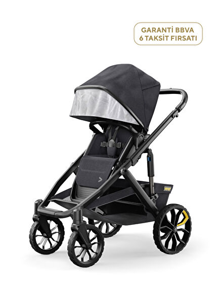 Switch & Roll Koyu Gri Çift Yönlü Bebek Arabası