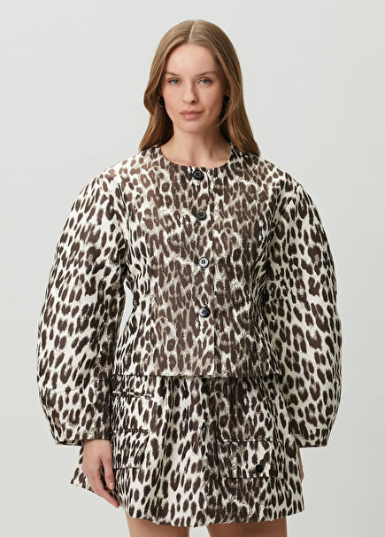 Bonnie Leopard Print Jacket