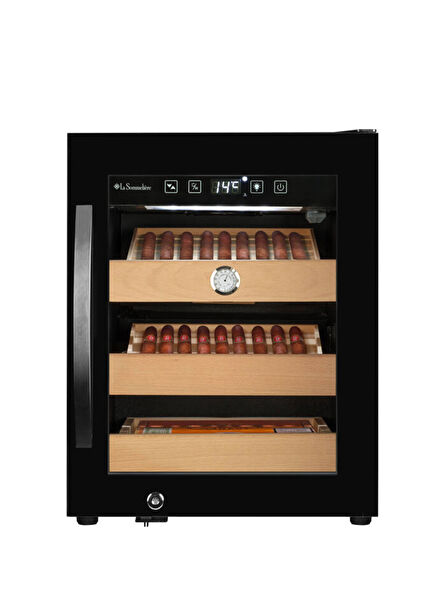CIG251 Oak 3-Shelved Humidor with 250 Cigar Capacity