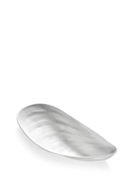 Marcel Beyaz Porselen Orta Boy Dekoratif Obje