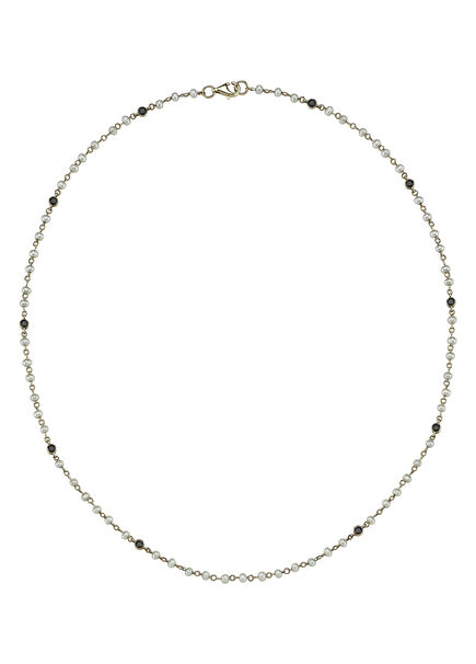 Pearl Knitted Gold Women's Necklace