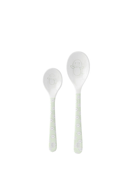 Turtle 2-Pack Melamine Feeding Spoons