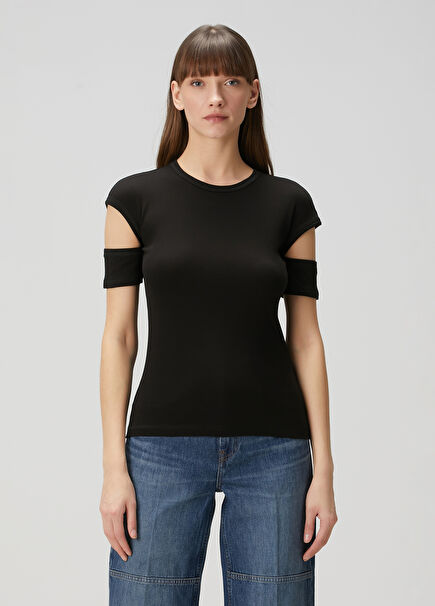 Slim Fit Black T-Shirt