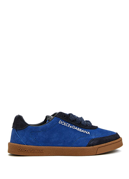 Mavi Erkek Çocuk Deri Sneaker