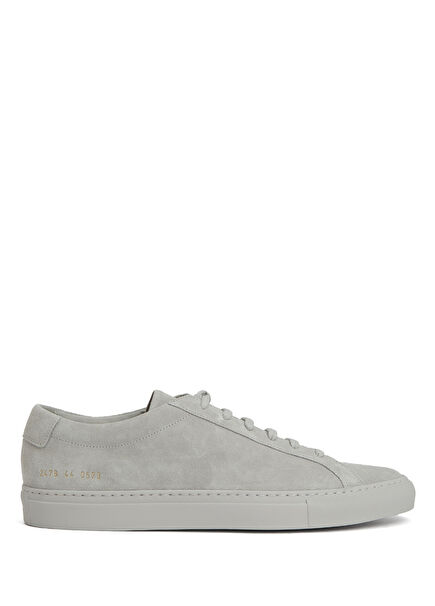 Grey Men's Leather Sneakers