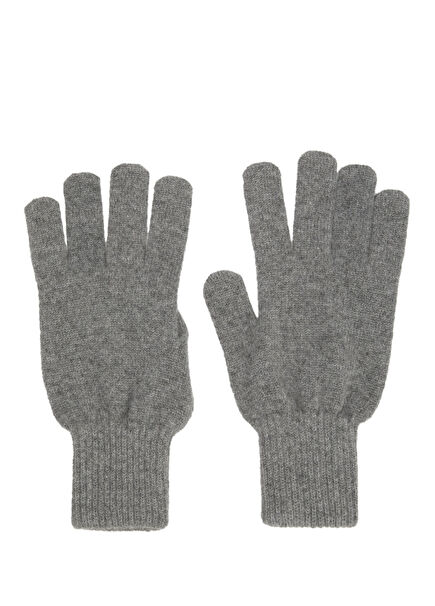Gray Men's Cashmere Gloves