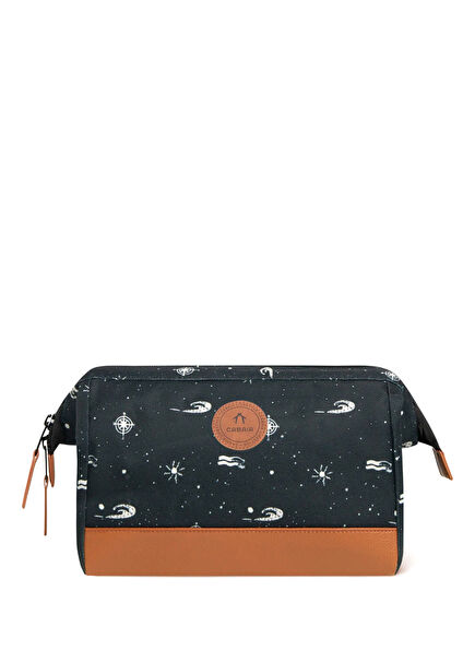 Abbey Road Baskılı Seyahat ve Makyaj Çantası