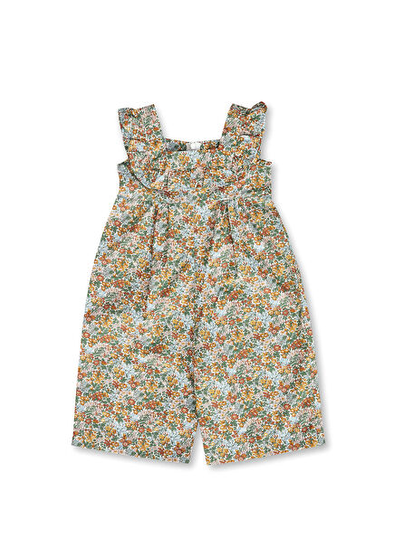 Jules Penstemon Liberty London Kumaş Kolsuz Kız Çocuk Tulum