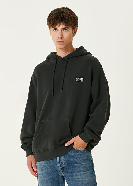 Izubird Koyu Gri Kapüşonlu Sweatshirt