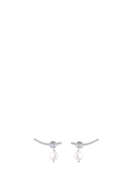 Sandy Pearl 925 Sterling Silver Women's Earrings