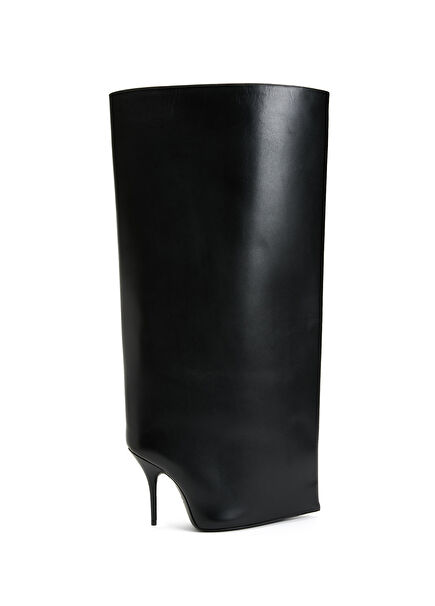 New Wader Black Women's Leather Boots