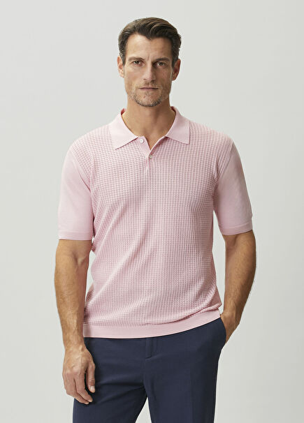 Pembe Polo Triko