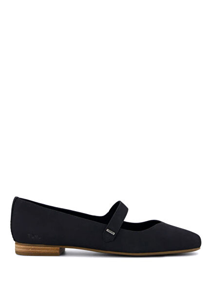 Bianca Flat Siyah Kadın Babet