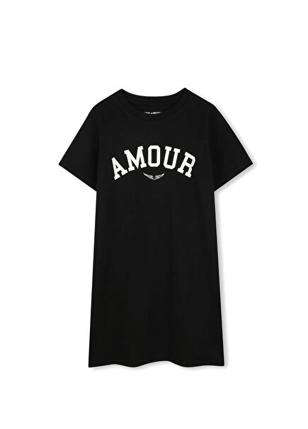 Siyah Kız Çocuk Elbise