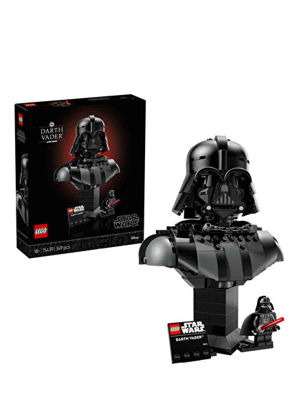 Star Wars Darth Vader Büstü 18+ Yaş 349 Parça Koleksiyonluk Bilim Kurgu Yapı Oyuncağı 75439
