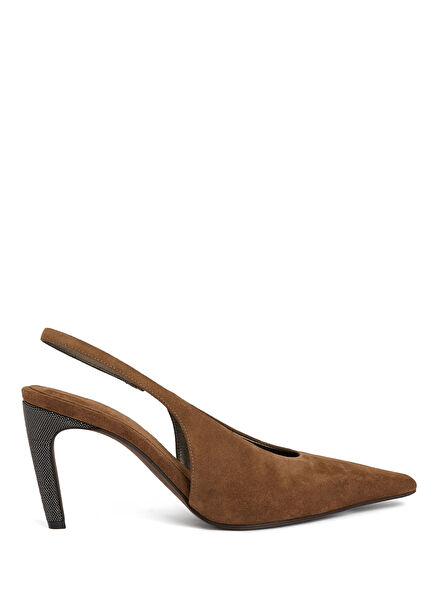 Brown Suede Heels