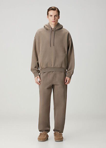 Taupe Jogger Eşofman Altı