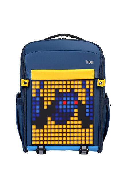 Backpack Mavi Küçük Boy Ledli Ekran APP Kontrollü Akıllı Sırt Çantası