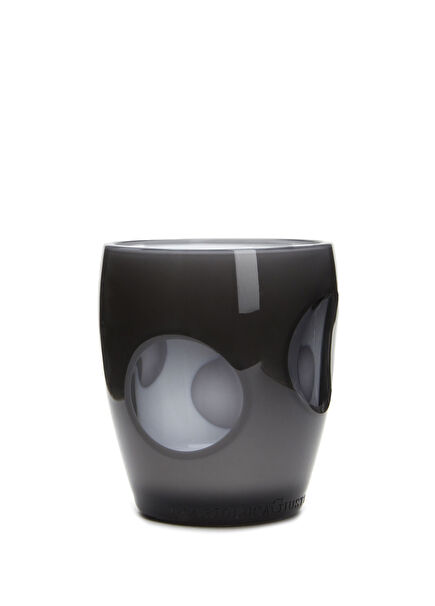 Fish Eye Short Gri Kristal Kesim Bardak