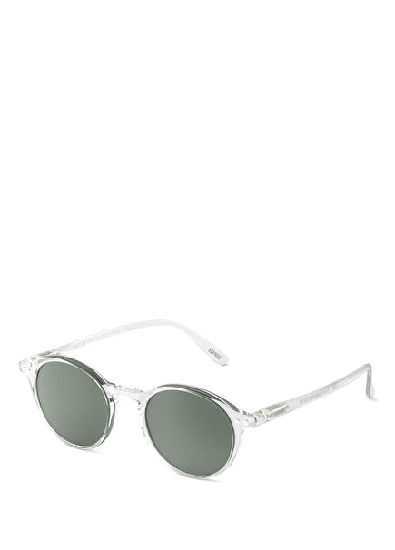Sun #D Polarized Crystal Şeffaf Kadın Güneş Gözlüğü
