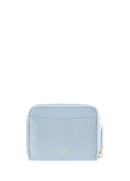 Blue Mini Zippered Women's Wallet