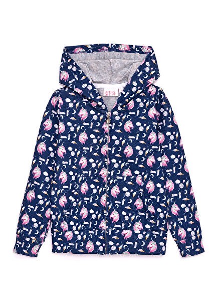 Unicorn In Wonderland Kız Çocuk Sweatshirt