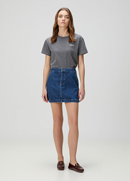 Christie Blue Mini Denim Skirt