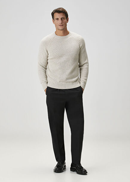 Milano Off-White Cashmere Knit