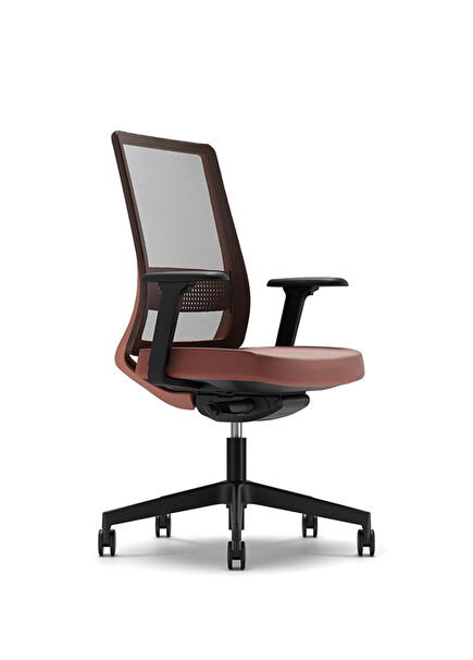 Axis Orange Mesh Back Work Chair