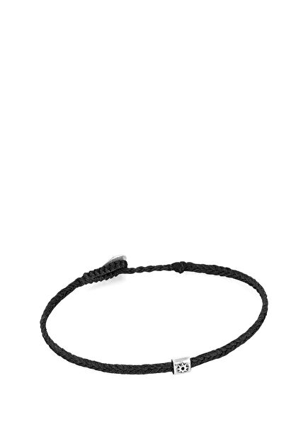 Life Herrinbone Men's Silver Bracelet