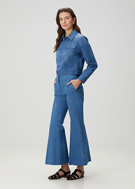 Blue Flare Jeans