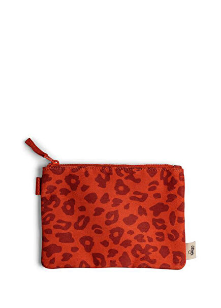 Leo Kumaş Fermuarlı Çok Amaçlı Unisex Cüzdan