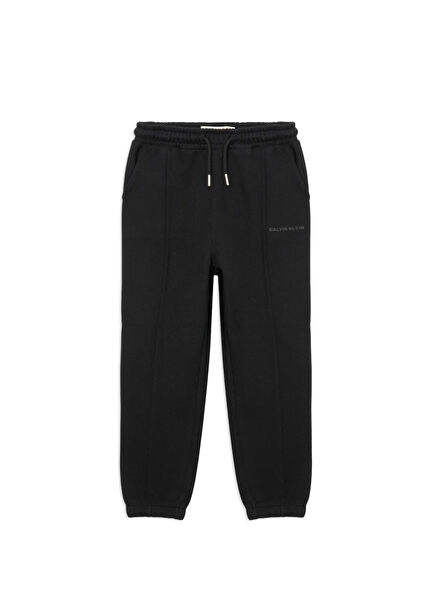 Relaxed Black Boy's Sweatpants