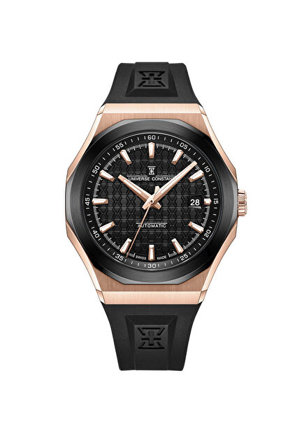 UC5414 Çelik Siyah Erkek Kol Saati