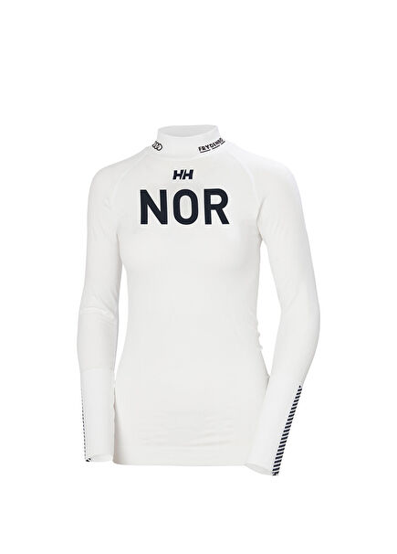 Lifa Seamless Racing Top White Women's Sports Top Underwear