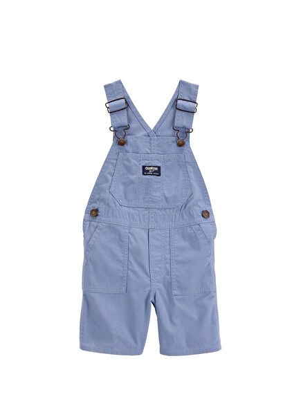 Mavi Erkek Çocuk Şort Salopet