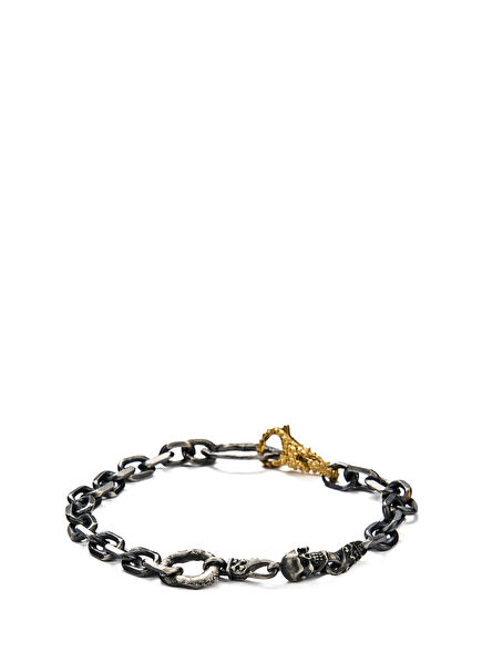 Laurel 18K Gold Plated 925 Sterling Silver Men's Bracelet