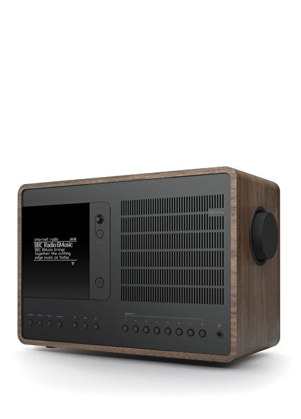 Superconnect Walnut Black Fm Digital Internet Radio with Bluetooth 641150