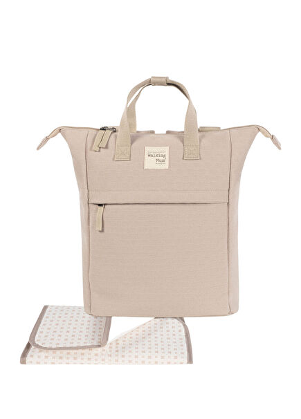 Apricot Beige Cotton Eco Candle Baby Care Backpack