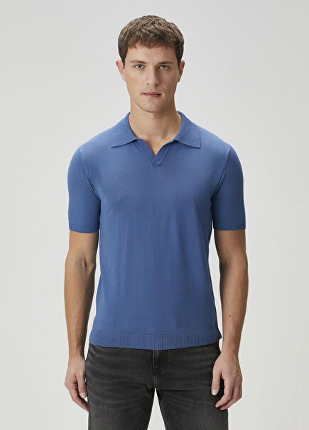 Blue Polo Knitwear