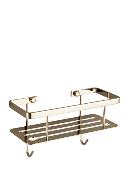 Gold Renk Banyo Duş Raf Sistemi 