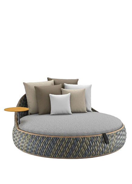 Dala Ubud Green Aluminum Daybed Garden Chair