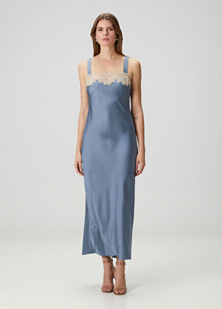 Rosamarie Mavi Maksi Elbise