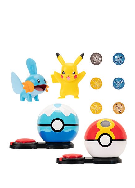 S4 Pikachu & Mudkip Surprise Attack Playset