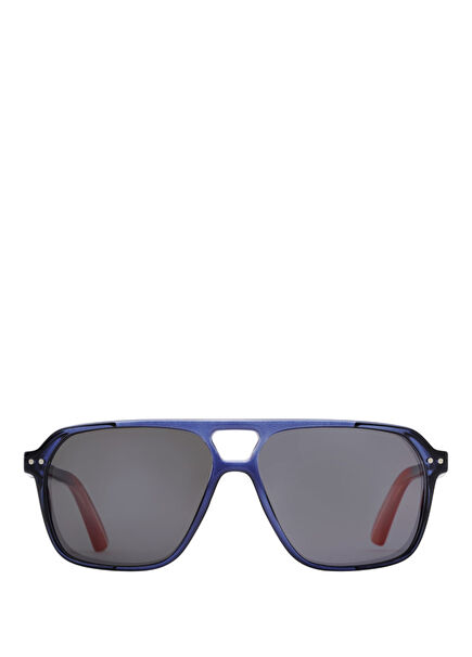 The Driver Lacivert Turuncu Asetat Unisex Güneş Gözlüğü