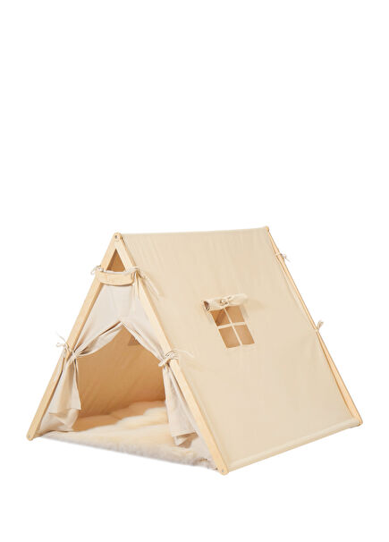 Beige Folding Play Tent